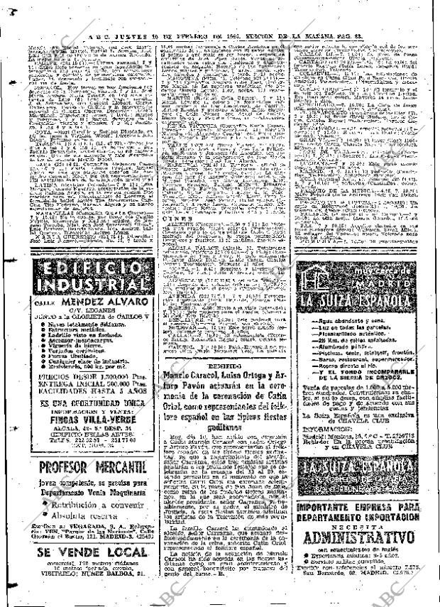 ABC MADRID 10-02-1966 página 82