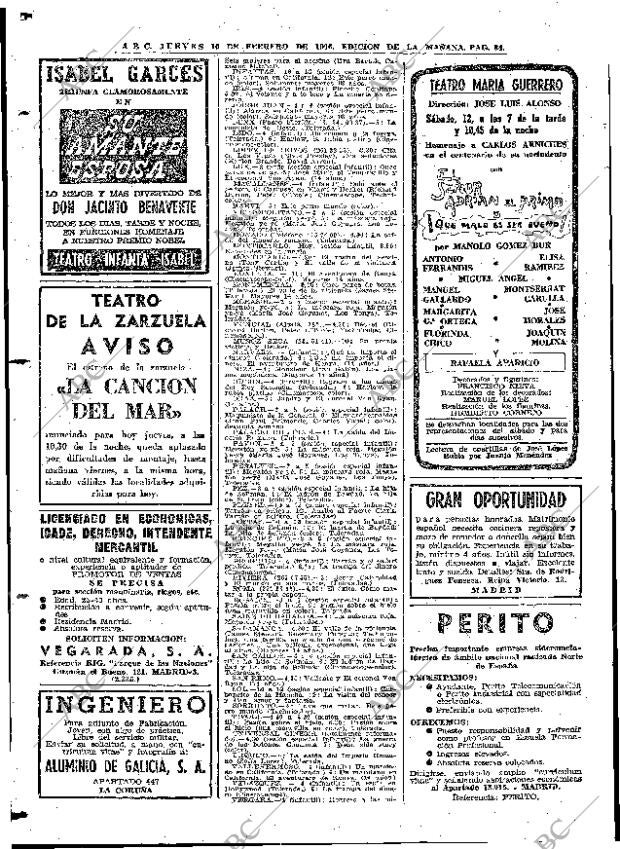 ABC MADRID 10-02-1966 página 84