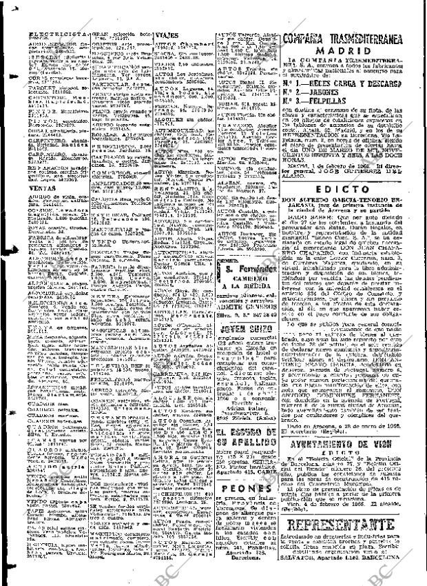 ABC MADRID 10-02-1966 página 96