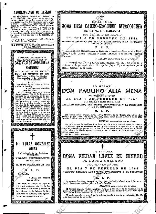 ABC MADRID 10-02-1966 página 98