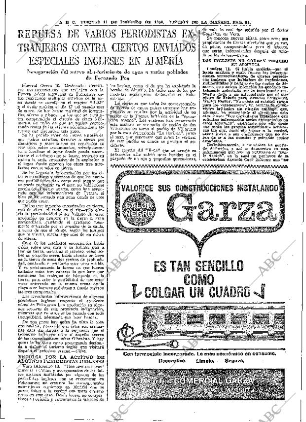 ABC MADRID 11-02-1966 página 51