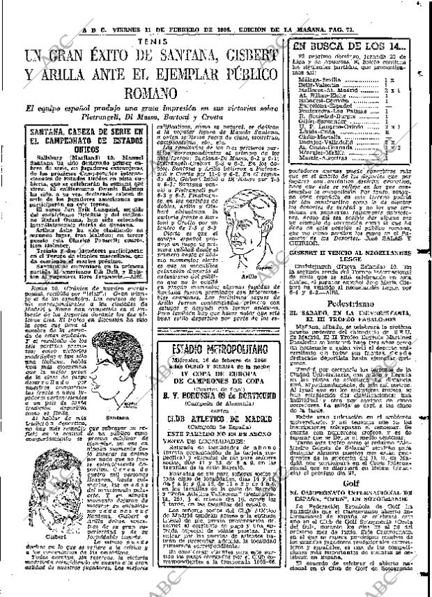 ABC MADRID 11-02-1966 página 73