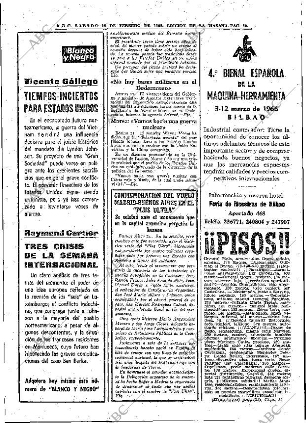 ABC MADRID 12-02-1966 página 50