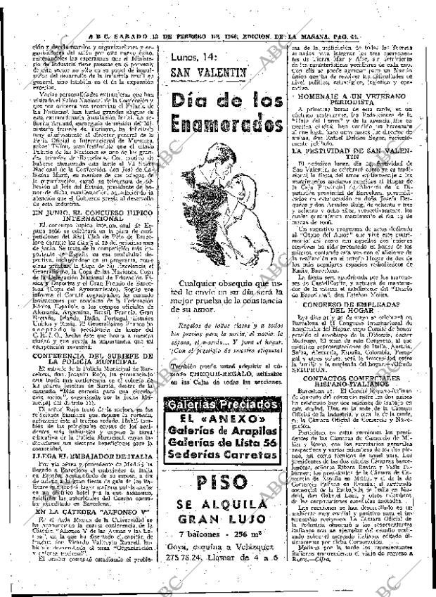 ABC MADRID 12-02-1966 página 62