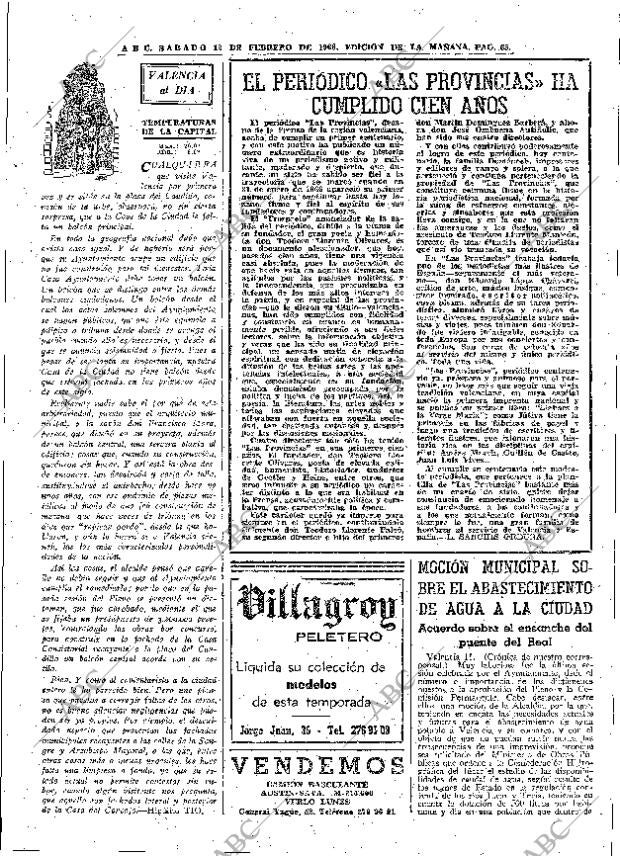 ABC MADRID 12-02-1966 página 65