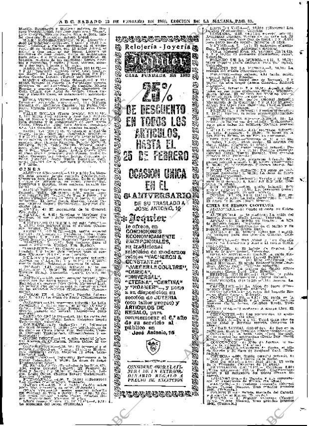 ABC MADRID 12-02-1966 página 89