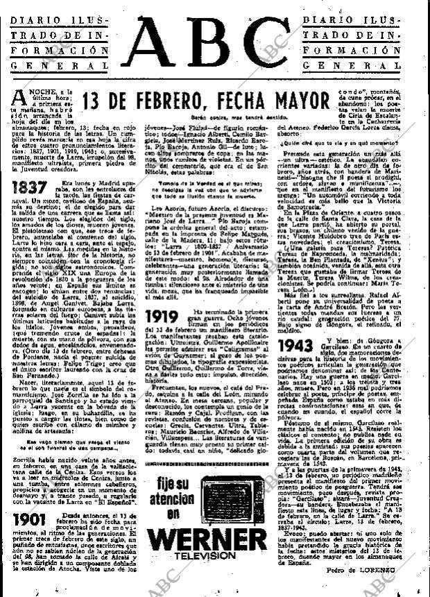 ABC MADRID 13-02-1966 página 3