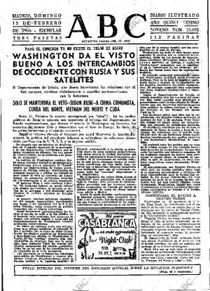 ABC MADRID 13-02-1966 página 47