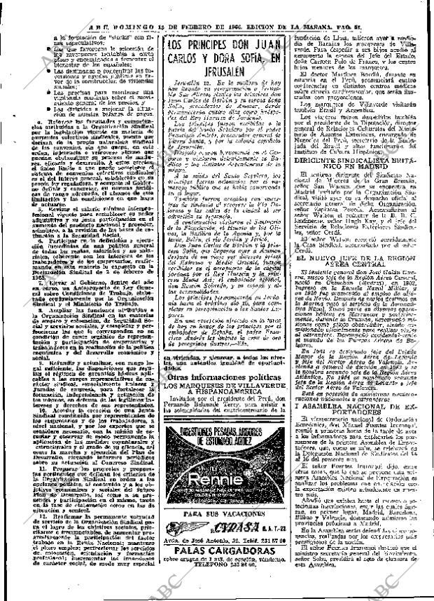 ABC MADRID 13-02-1966 página 51
