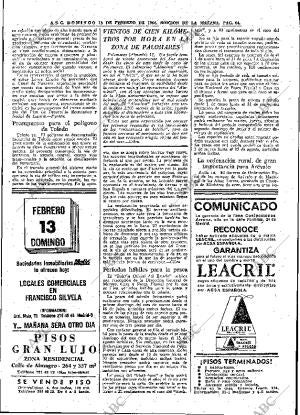 ABC MADRID 13-02-1966 página 64