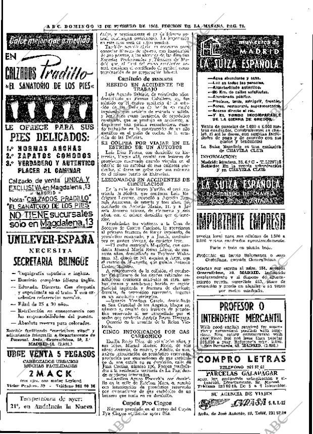 ABC MADRID 13-02-1966 página 74