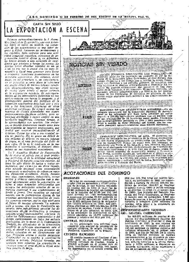 ABC MADRID 13-02-1966 página 78