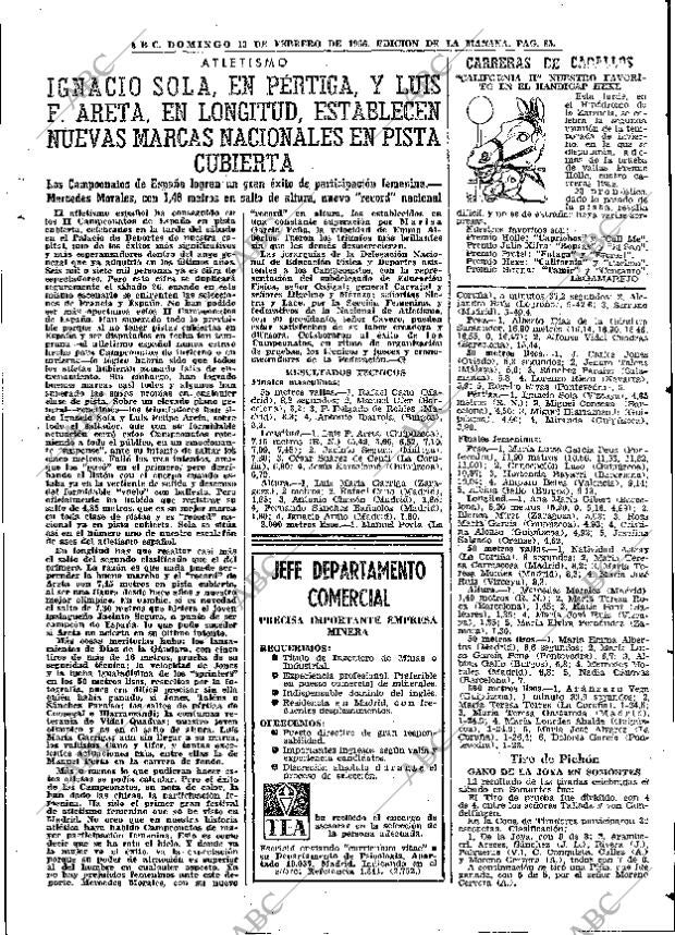 ABC MADRID 13-02-1966 página 85