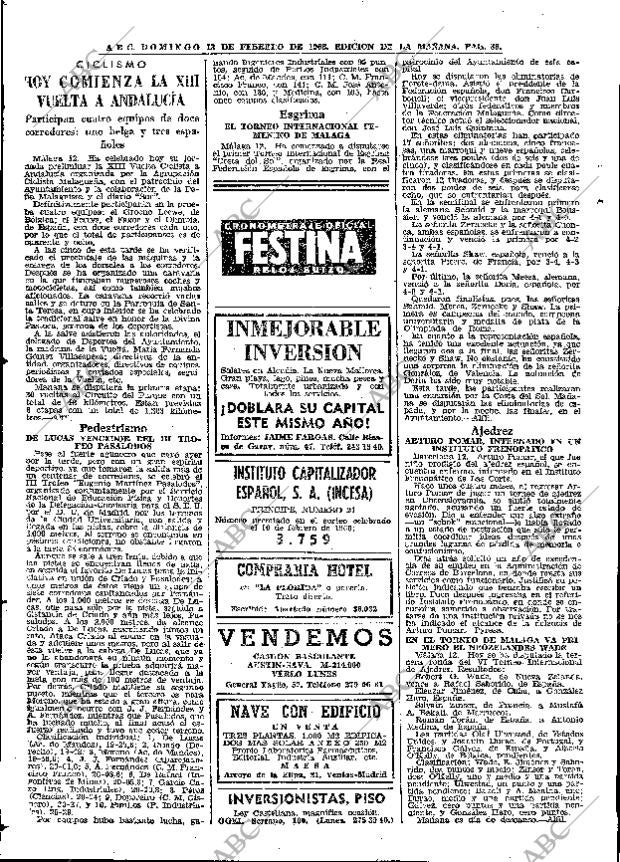 ABC MADRID 13-02-1966 página 86