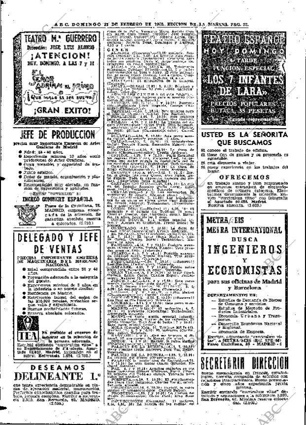 ABC MADRID 13-02-1966 página 92