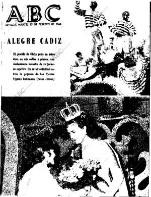 ABC SEVILLA 15-02-1966 página 1