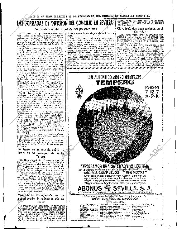 ABC SEVILLA 15-02-1966 página 29