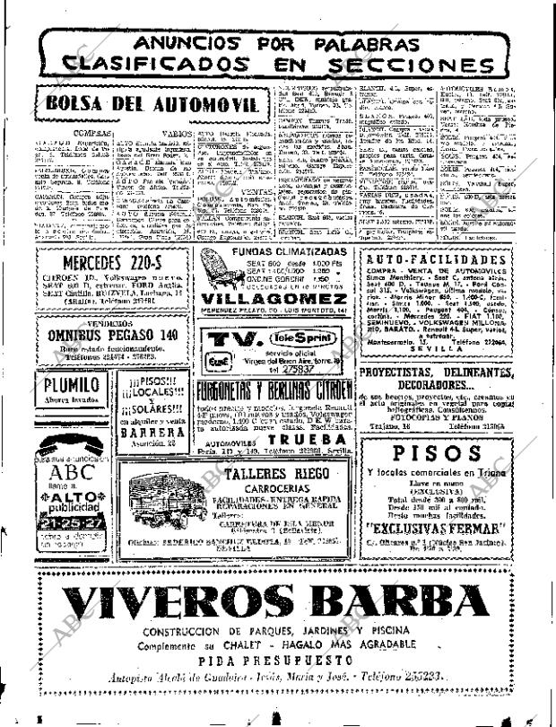 ABC SEVILLA 15-02-1966 página 57
