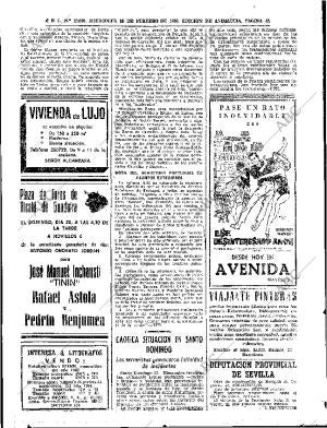 ABC SEVILLA 16-02-1966 página 42