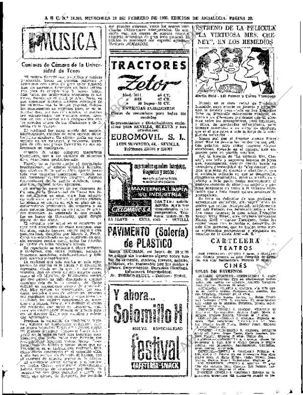 ABC SEVILLA 16-02-1966 página 59