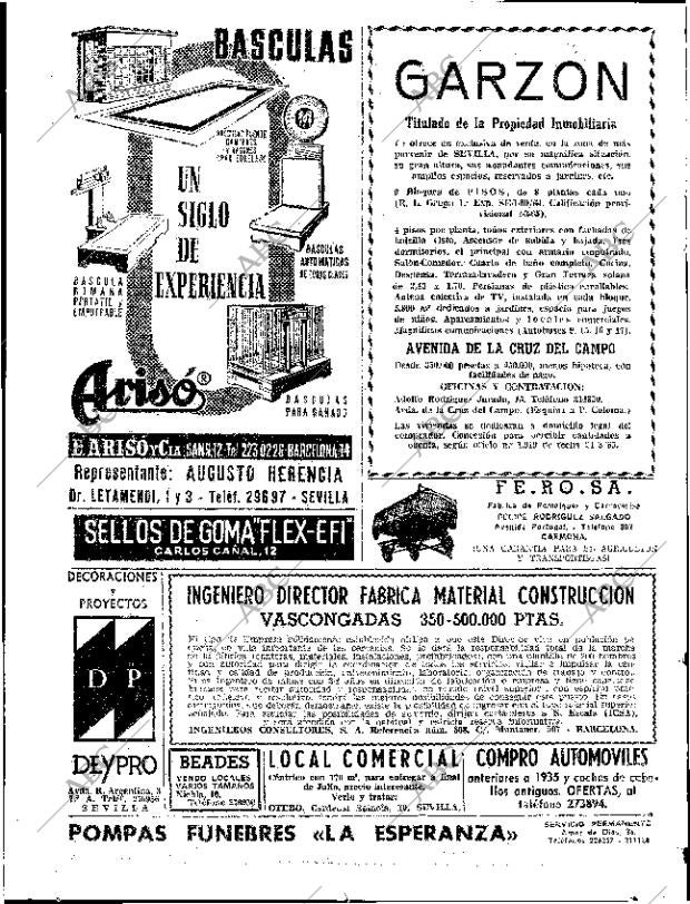ABC SEVILLA 16-02-1966 página 66