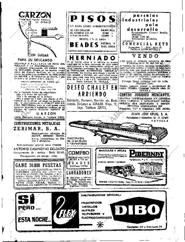 ABC SEVILLA 16-02-1966 página 67