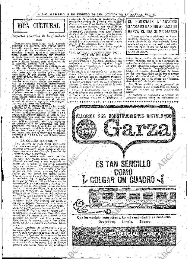 ABC MADRID 19-02-1966 página 65