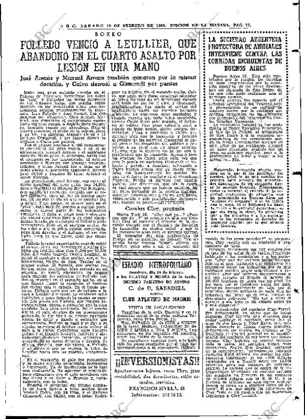 ABC MADRID 19-02-1966 página 77