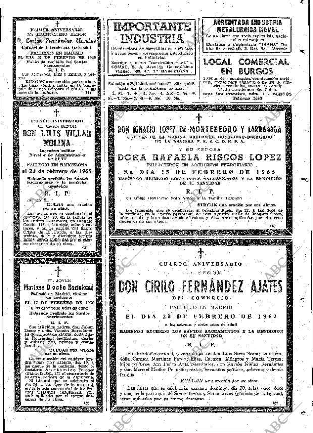 ABC MADRID 19-02-1966 página 93