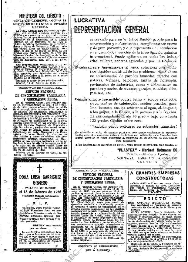 ABC MADRID 19-02-1966 página 94