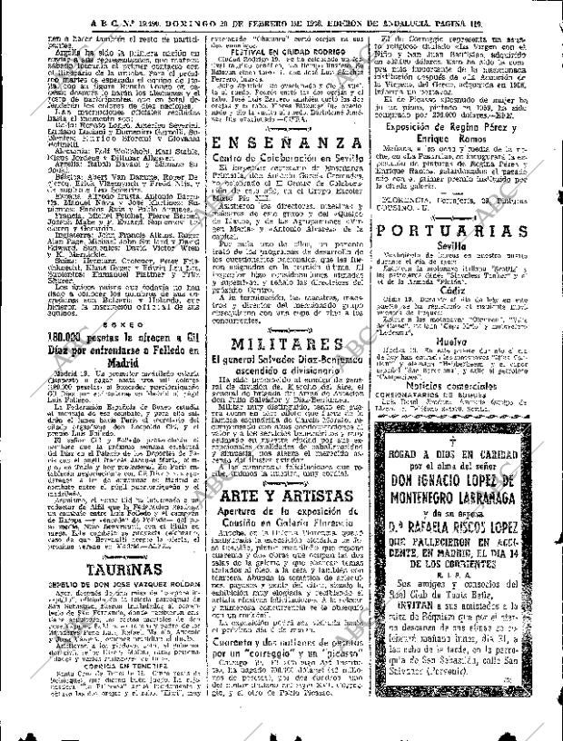 ABC SEVILLA 20-02-1966 página 110