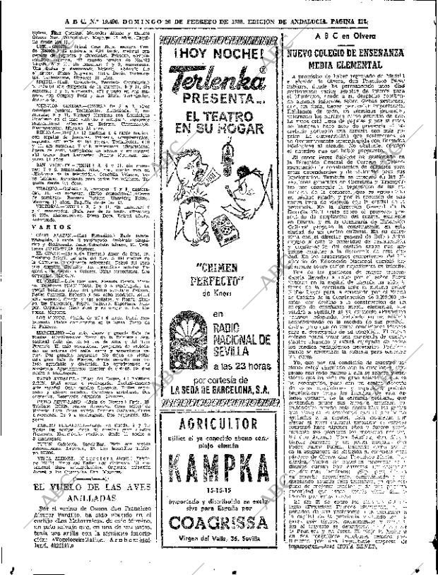 ABC SEVILLA 20-02-1966 página 112