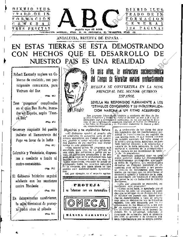 ABC SEVILLA 20-02-1966 página 63