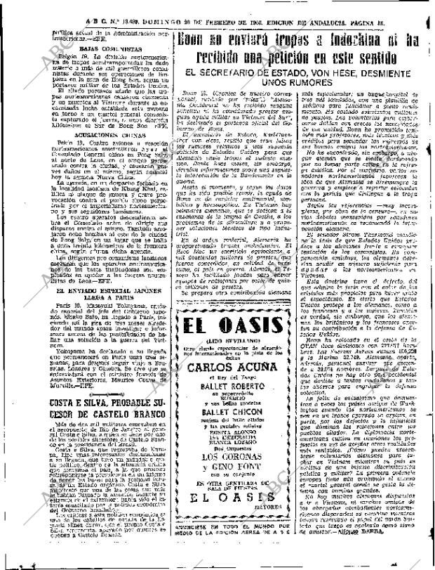 ABC SEVILLA 20-02-1966 página 66