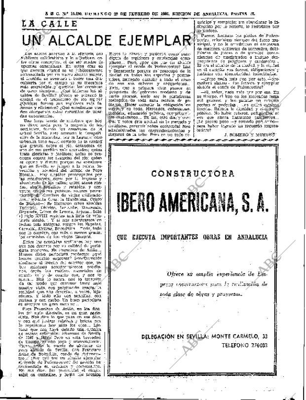 ABC SEVILLA 20-02-1966 página 77