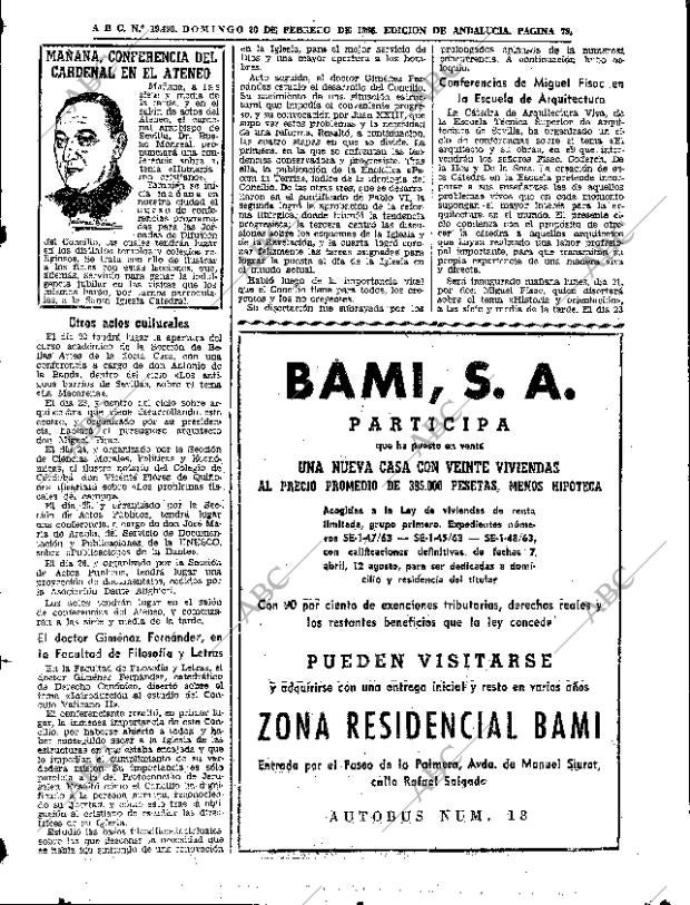ABC SEVILLA 20-02-1966 página 79