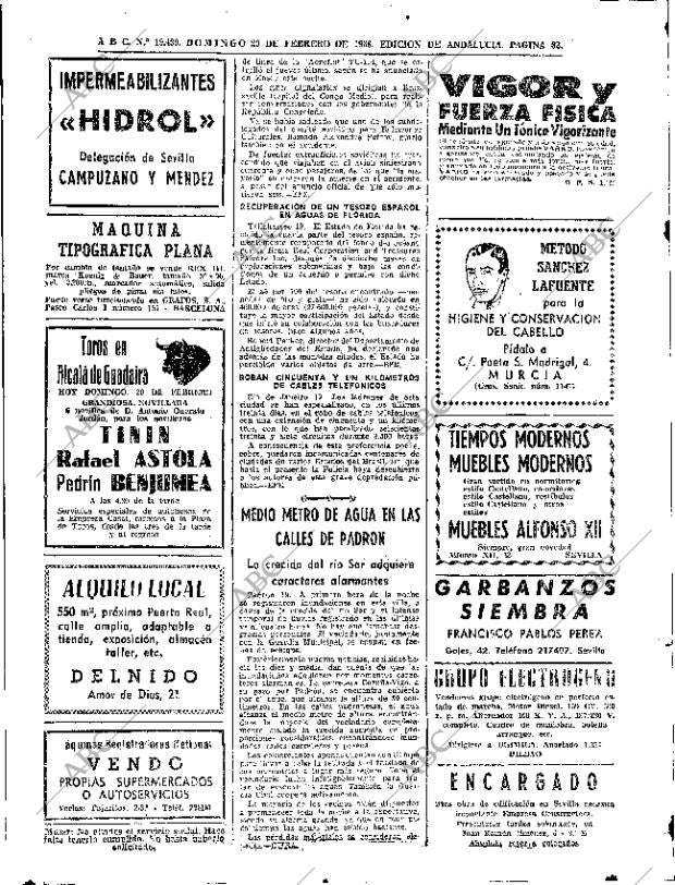ABC SEVILLA 20-02-1966 página 82