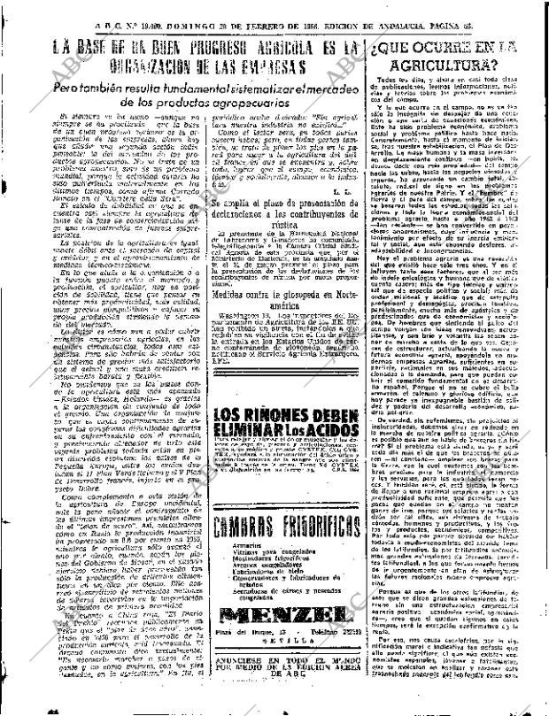 ABC SEVILLA 20-02-1966 página 83