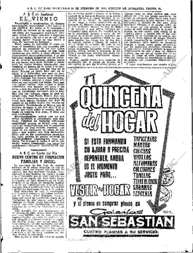 ABC SEVILLA 20-02-1966 página 91