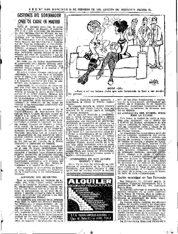ABC SEVILLA 20-02-1966 página 95
