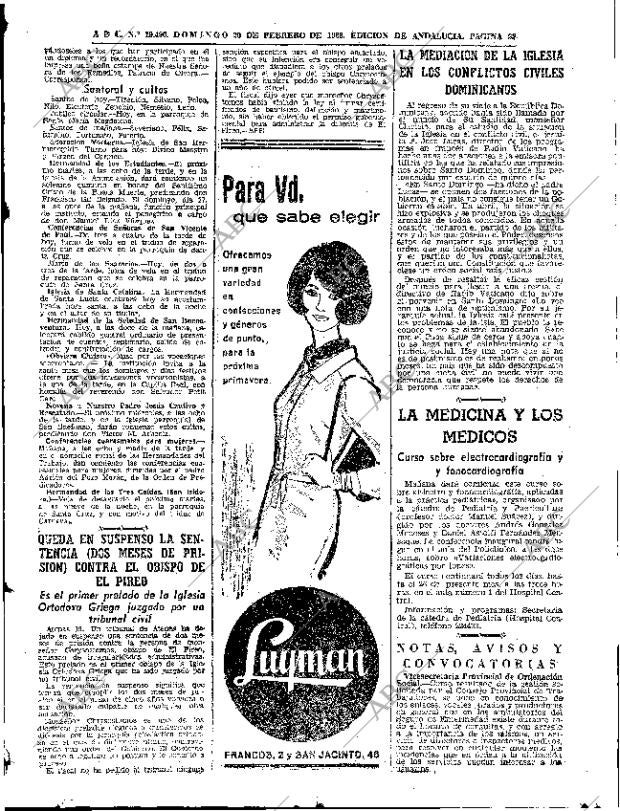 ABC SEVILLA 20-02-1966 página 99