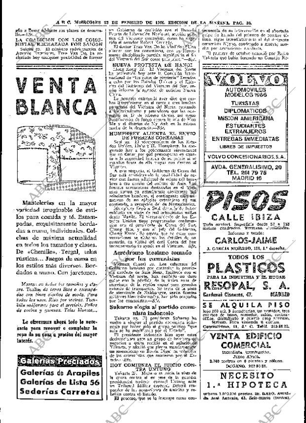 ABC MADRID 23-02-1966 página 36