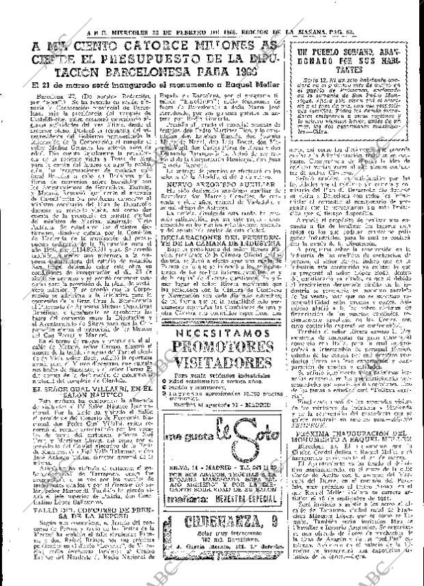 ABC MADRID 23-02-1966 página 53