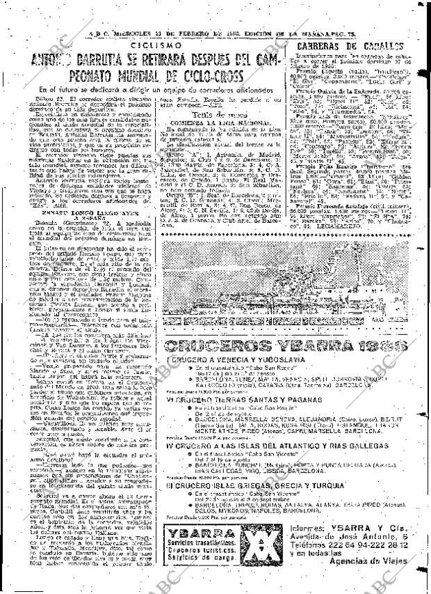ABC MADRID 23-02-1966 página 75
