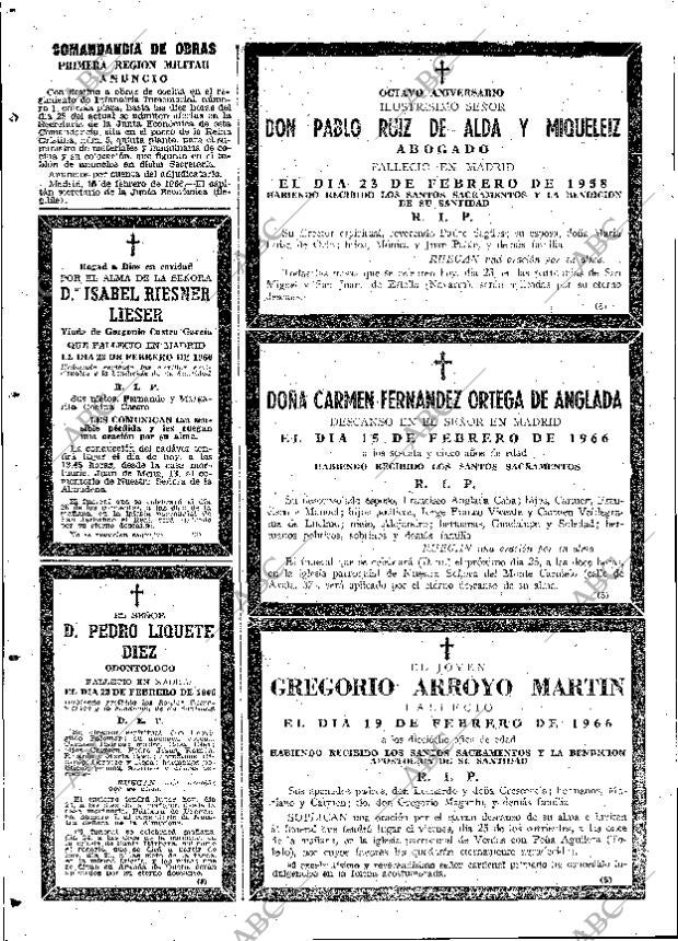 ABC MADRID 23-02-1966 página 92