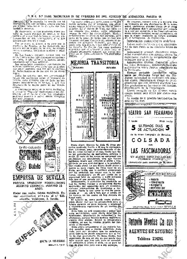 ABC SEVILLA 23-02-1966 página 42