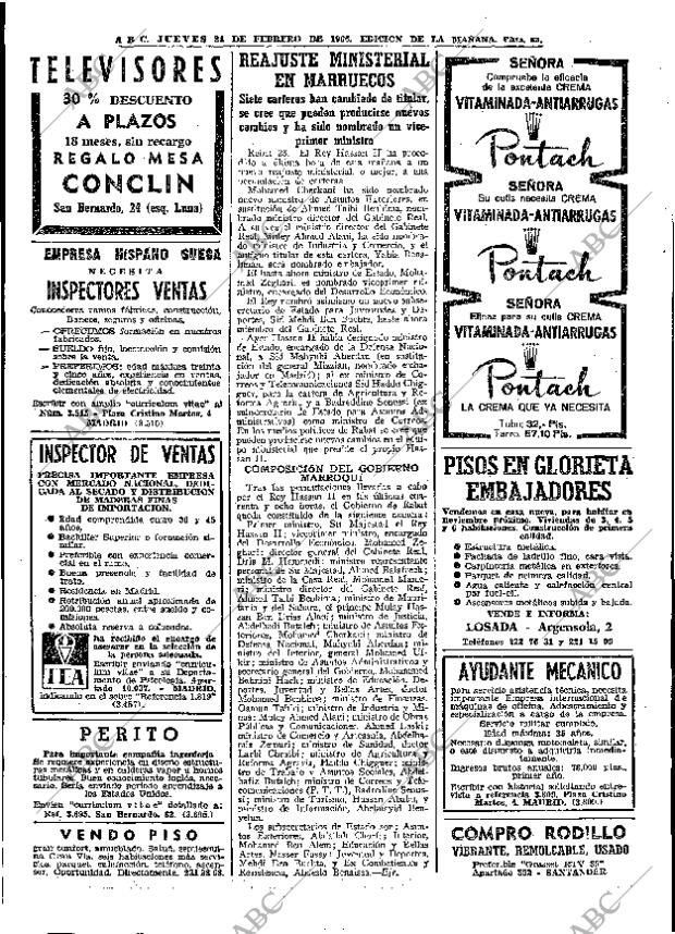 ABC MADRID 24-02-1966 página 42