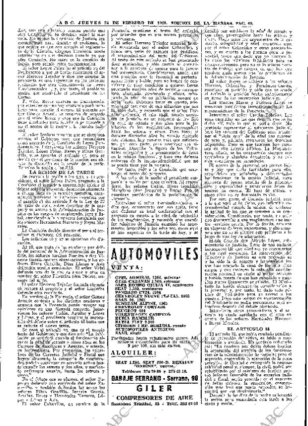 ABC MADRID 24-02-1966 página 60
