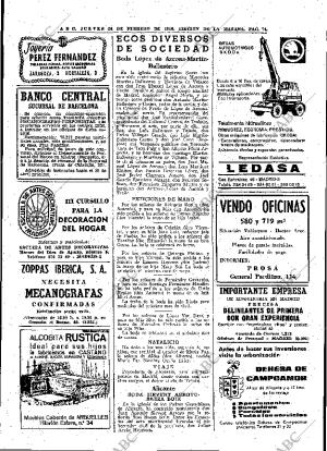ABC MADRID 24-02-1966 página 74