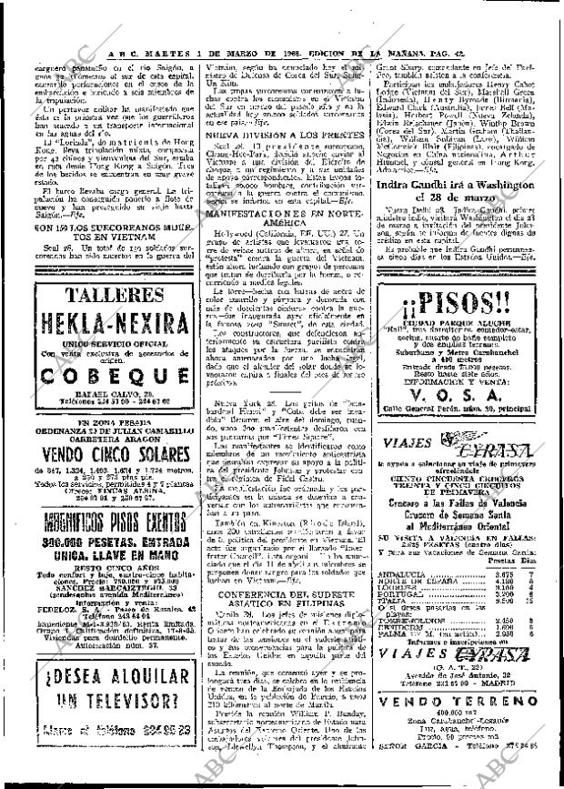 ABC MADRID 01-03-1966 página 42